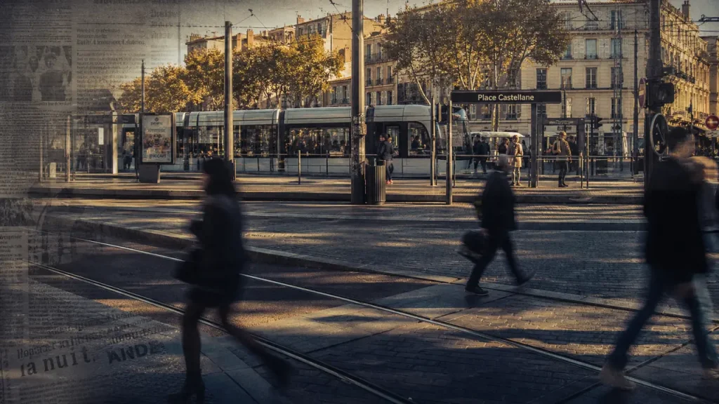 Place Castellane à Marseille, quartier 6e