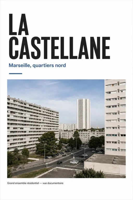 Castellane Marseille quartier : La Castellane dans le nord-ouest de Marseille