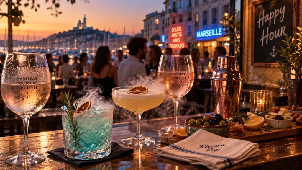 Bar in marseille Riviera Pop en terrasse, happy hour et cocktails