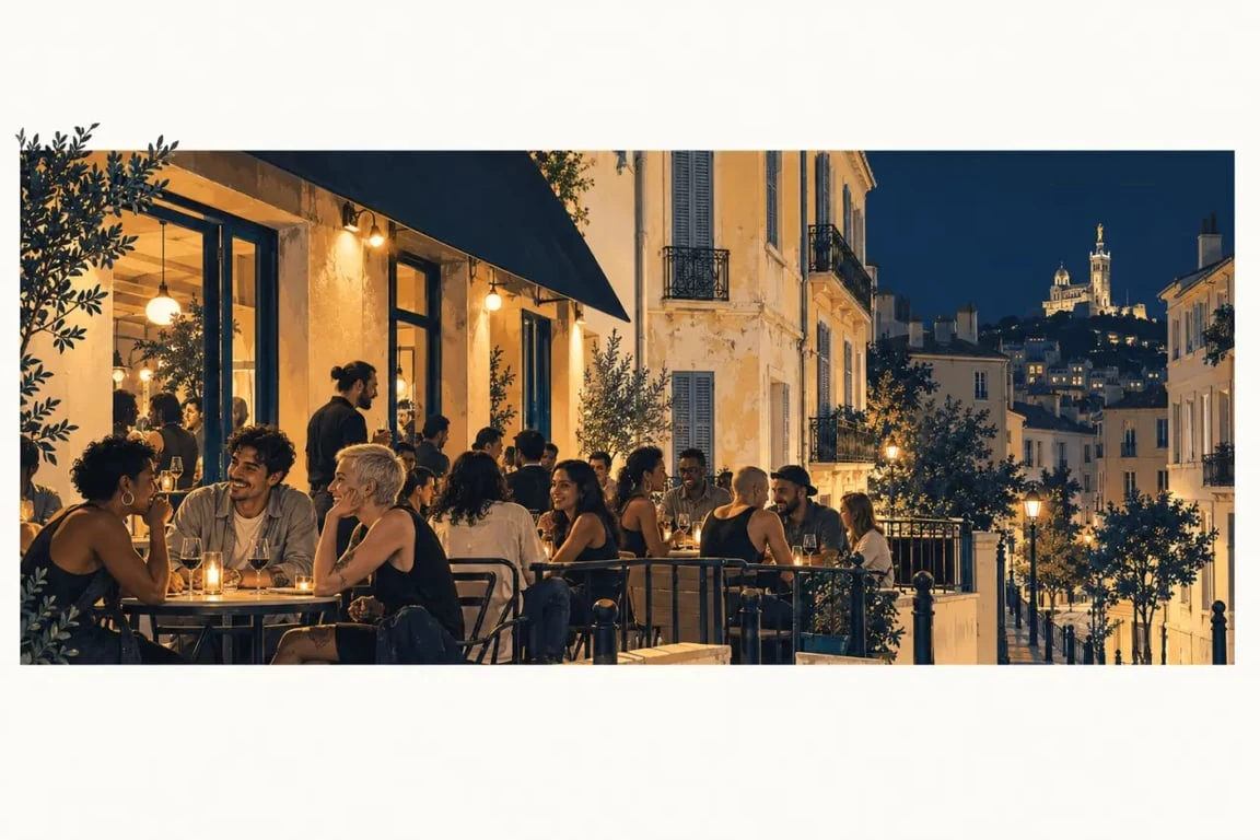 Gay bars Marseille : ambiance nocturne inclusive autour du Cours Julien