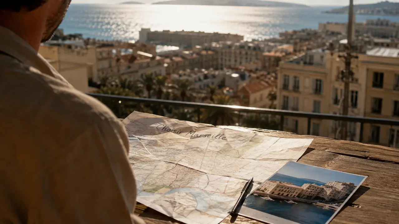 Meilleur arrondissement de marseille : plan quartier entre mer et ville, ambiance Marseille.