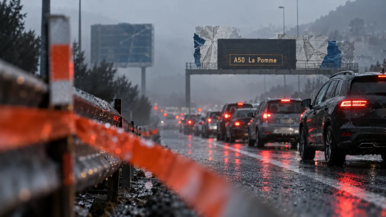 Accident sur l’A50 : circulation très difficile entre Aubagne et Marseille
