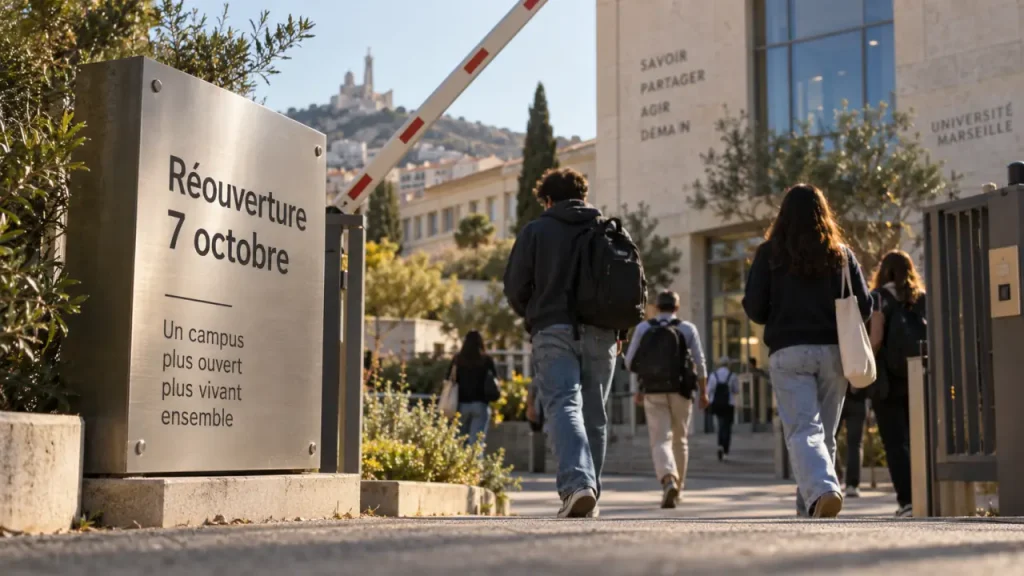 Aix-Marseille Université : les sites marseillais rouvrent mercredi 7 octobre