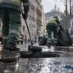 Avenue de Saint-Antoine : une opération de nettoyage menée dans le 15e