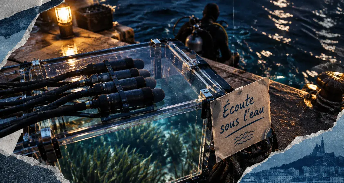 La baie de Marseille écoutée sous l’eau par des micros