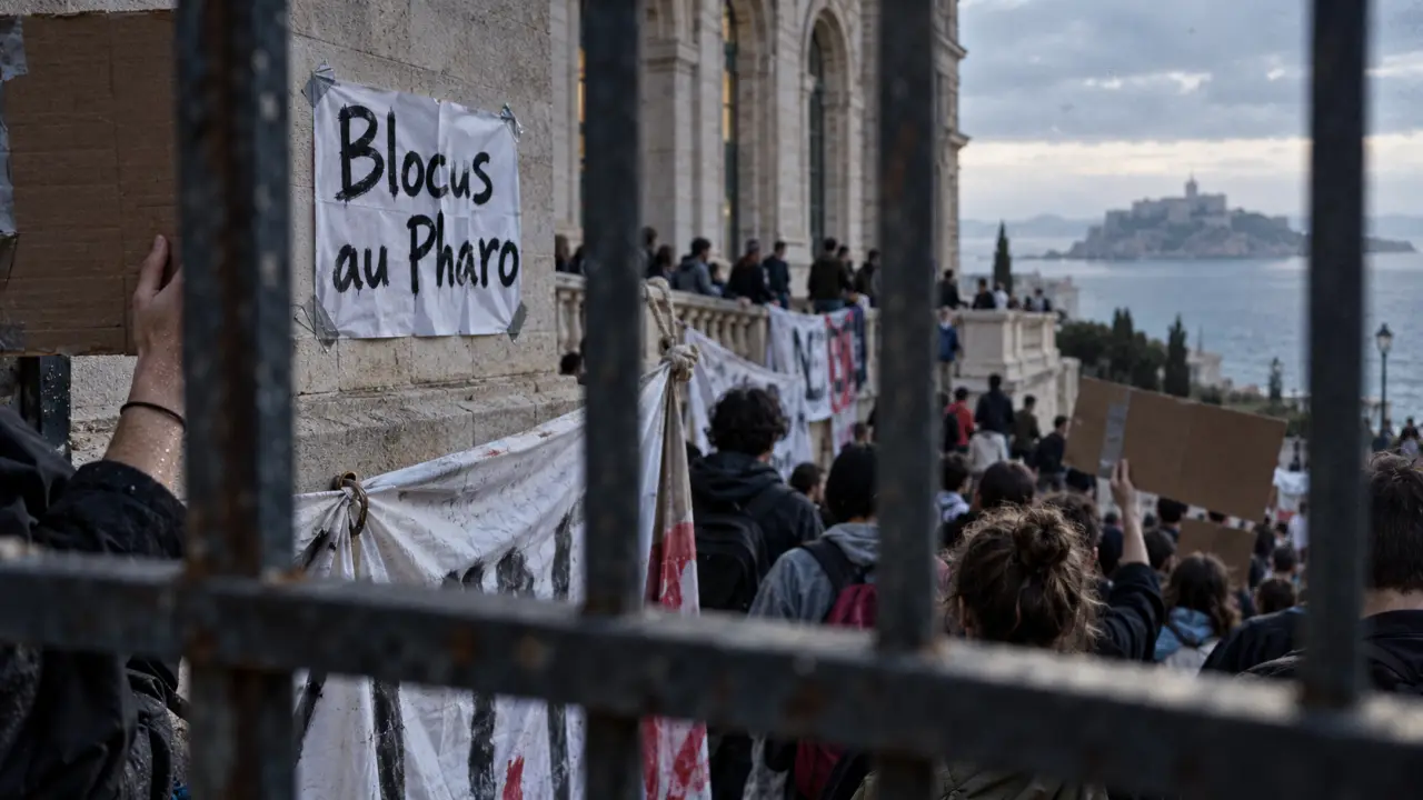 Blocus au Pharo : les étudiants mobilisés, un rassemblement prévu ce jeudi