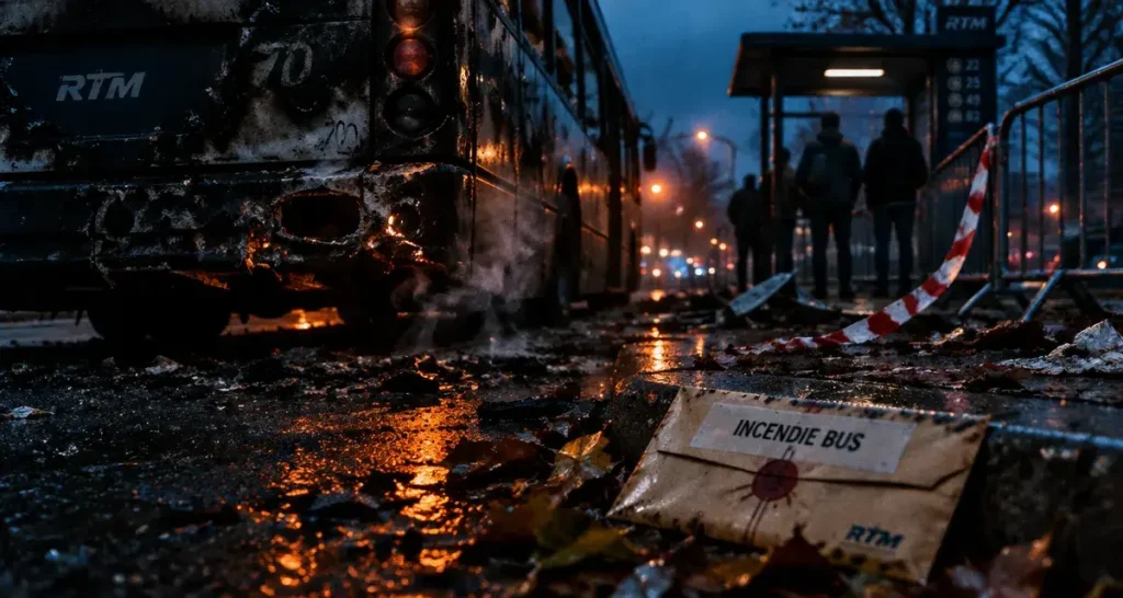 Bus RTM incendié à Marseille : un mineur mis en examen
