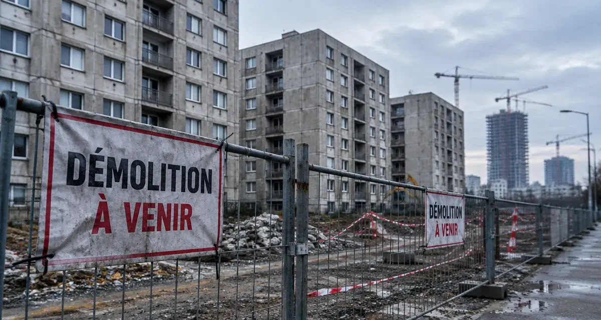 À la Castellane, les bâtiments C, E et F bientôt démolis