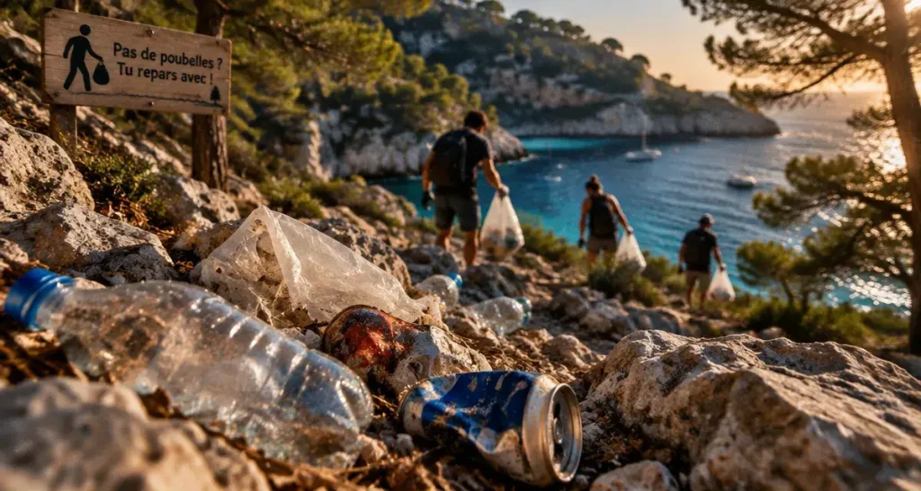 Les déchets abandonnés ont plus que doublé cet été dans les Calanques