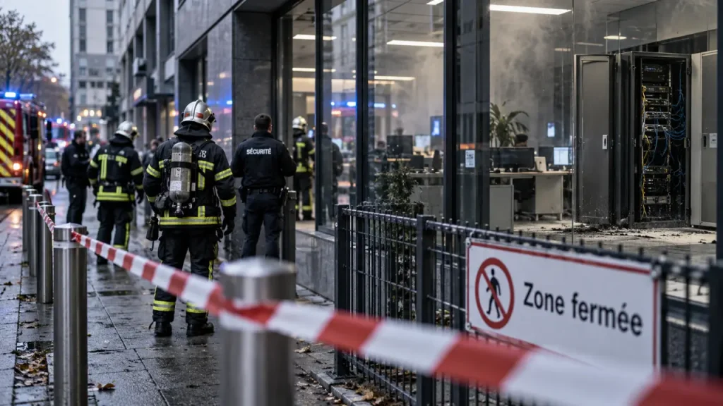 Départ de feu dans des bureaux d’Orange à la Joliette : aucune victime