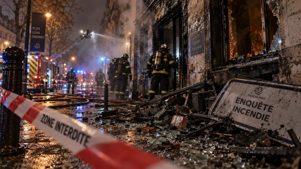 Drame dans le 2e arrondissement : un mort et deux blessés dans un incendie
