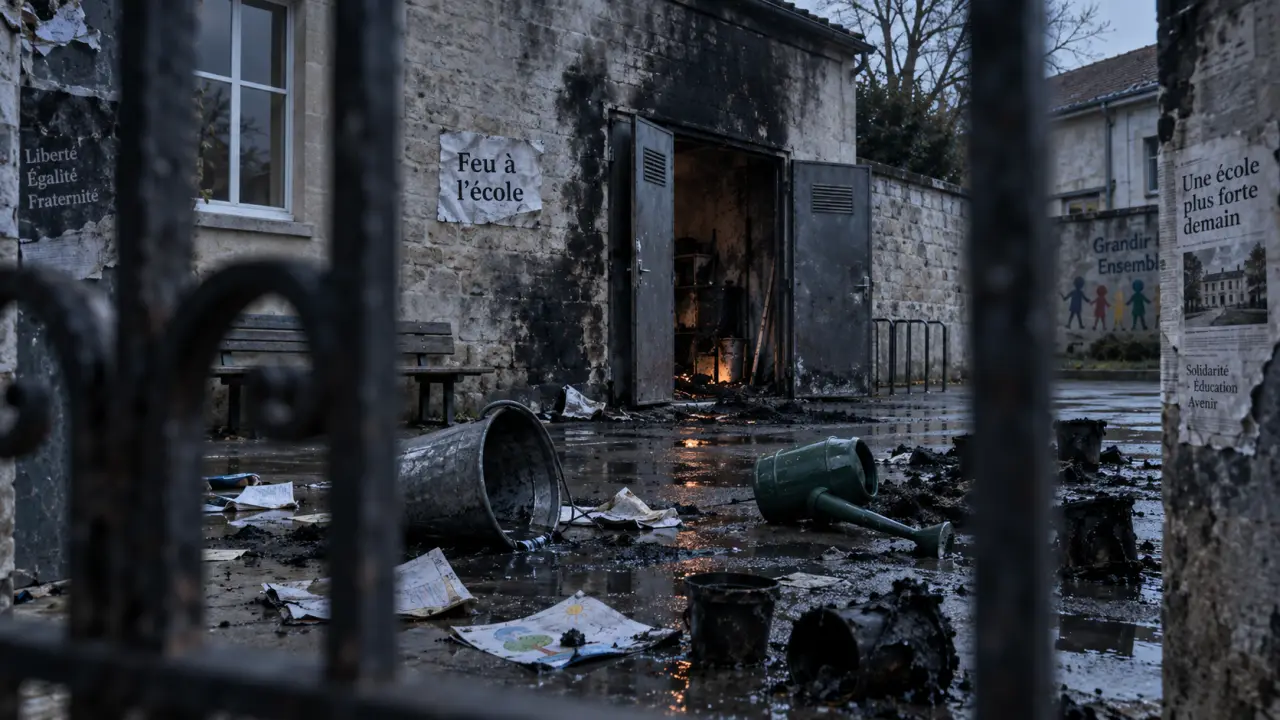Marseille : deux hommes interpellés après un feu à l’école Sainte-Sophie