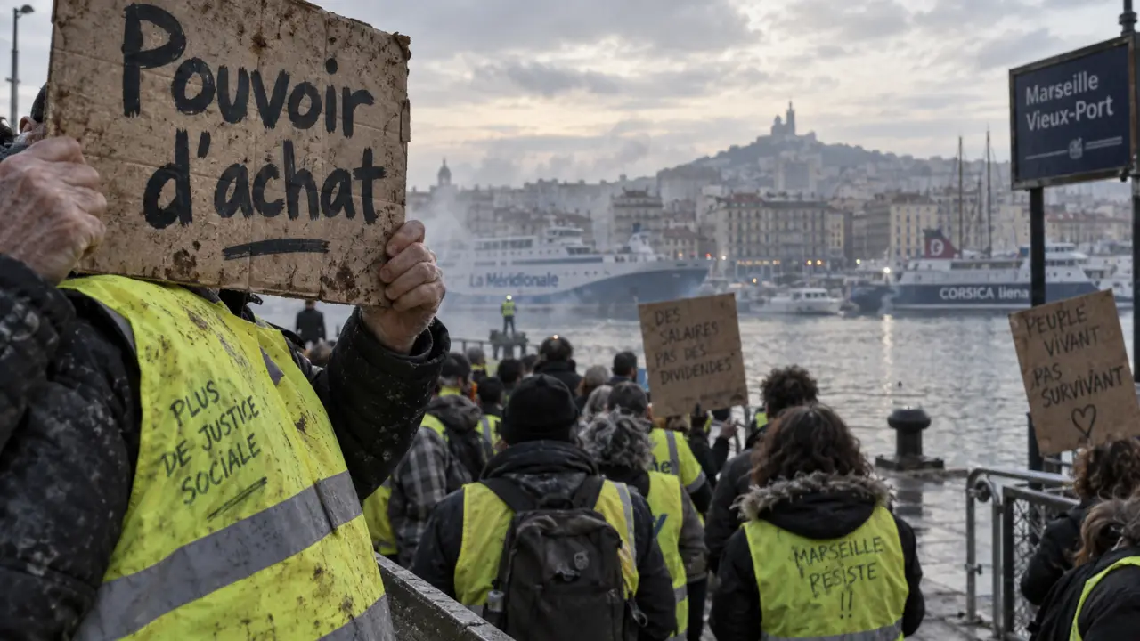 Marseille : des Gilets jaunes réunis sur le Vieux-Port ce samedi