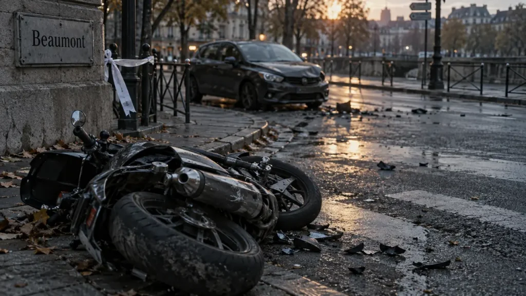 Un homme meurt dans un accident entre une voiture et un deux-roues à Beaumont