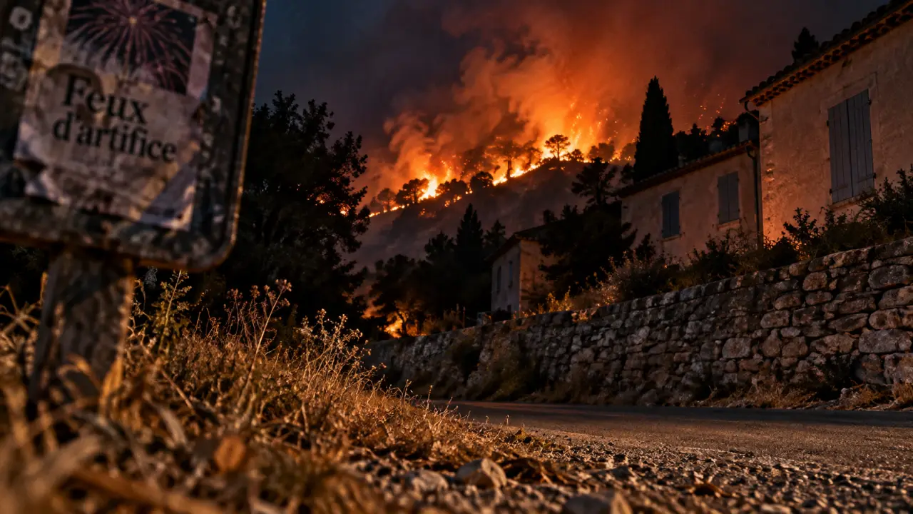 Incendie près d’habitations dans la région de Marseille après des feux sauvages