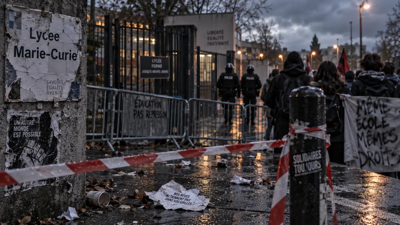À Marseille, un lycéen blessé à la tête lors d’un blocage au lycée Marie-Curie