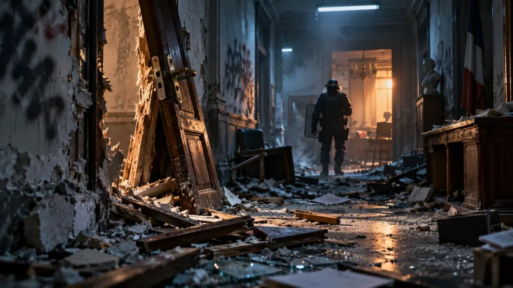 Mairie de Marseille : des dégradations et une police débordée le 17 octobre
