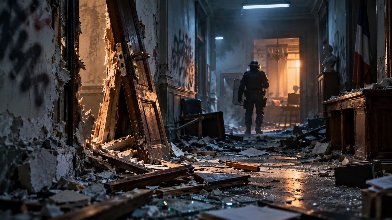 Mairie de Marseille : des dégradations et une police débordée le 17 octobre
