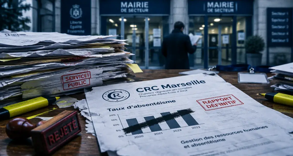 Marseille : la CRC alerte sur l’absentéisme et la gestion municipale