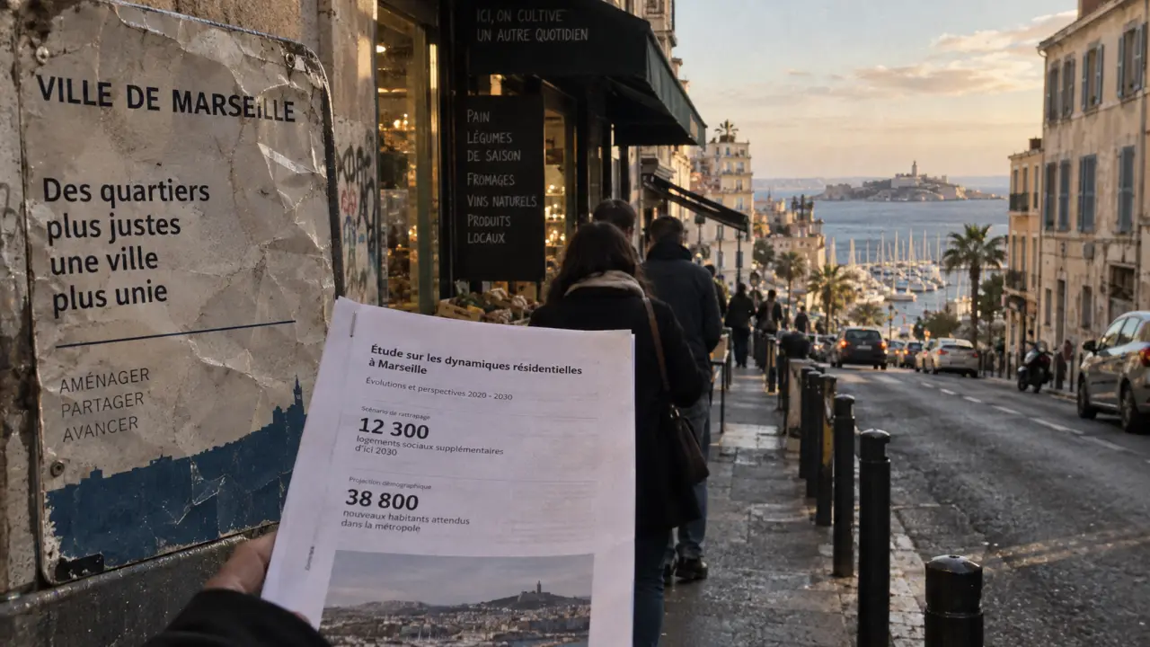 À Marseille, le niveau de vie médian va de 12 300 à 38 800 euros selon les quartiers