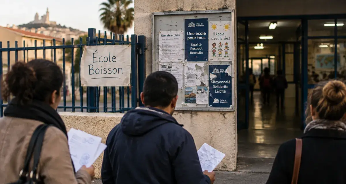 À Marseille, les titulaires de l’école Boisson en arrêt maladie