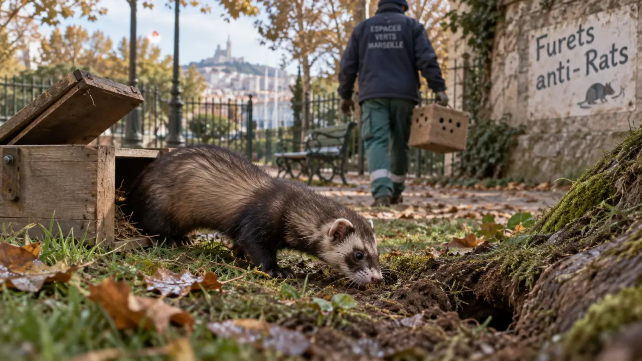 Marseille déploie des furets contre les rats du 12 au 16 octobre