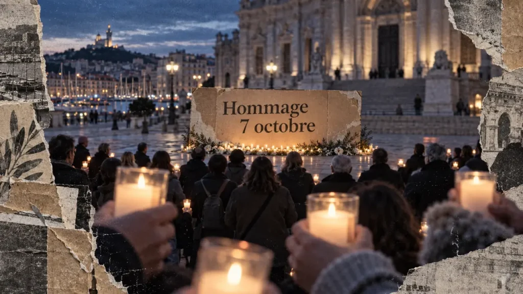 À Marseille, les hommages organisés pour les victimes des attaques du 7-Octobre