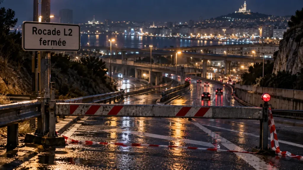 Marseille : la rocade L2 fermée après la circulation d’une moto à contresens
