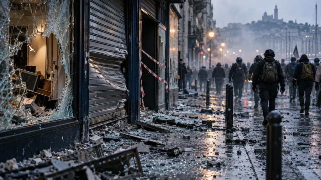 Marseille : au moins trois commerces pillés ou dégradés après la manifestation