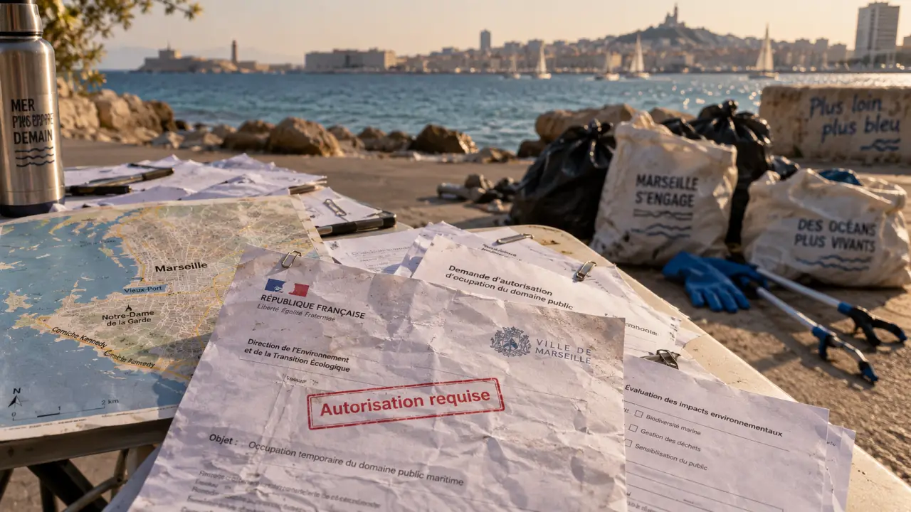 À Marseille, des ramassages de déchets freinés par des autorisations