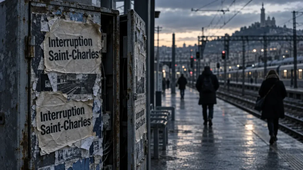 Marseille : trains interrompus entre Saint-Charles et Blancarde du 9 au 15 novembre