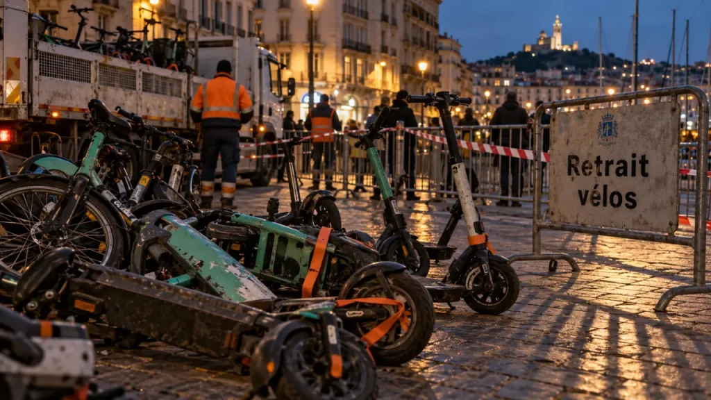 Marseille : vélos et trottinettes retirés de plusieurs secteurs ce samedi