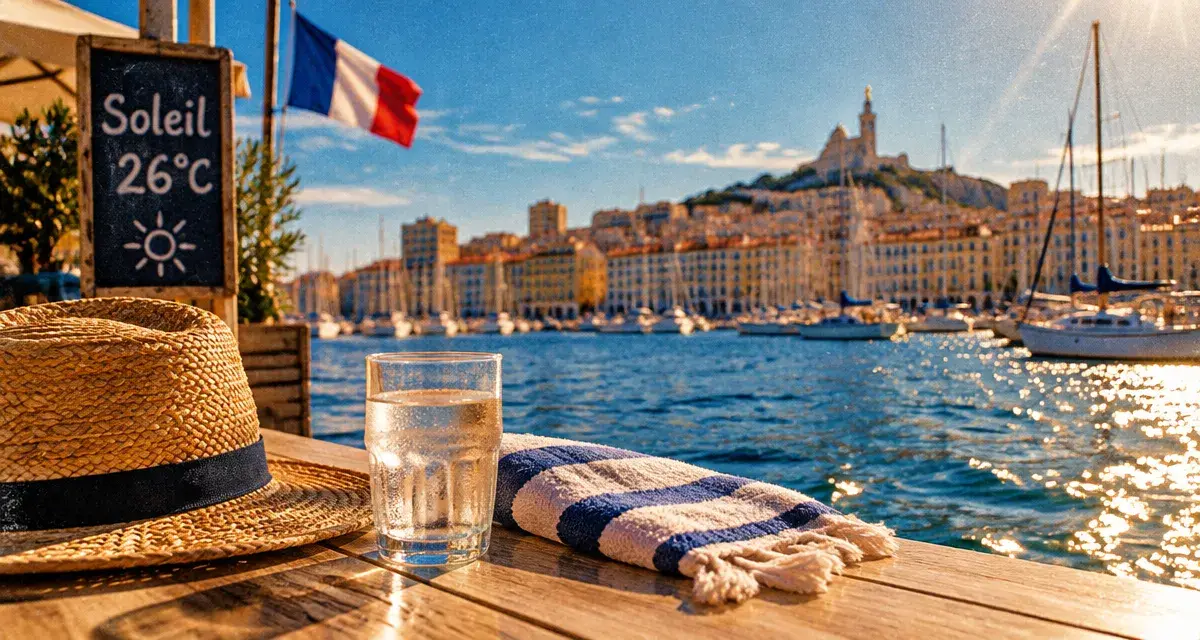 Météo à Marseille : soleil et 23 à 26°C ce dimanche