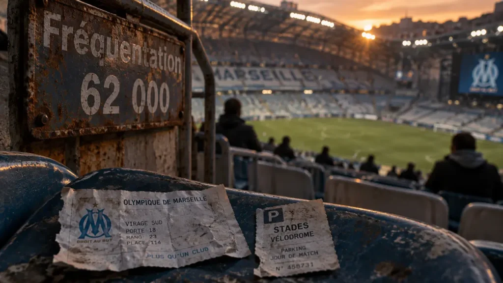 OM : une légère baisse de fréquentation observée au stade Vélodrome