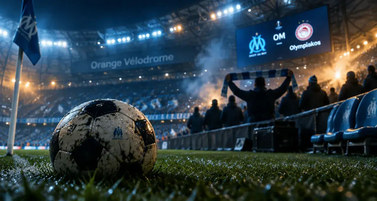 OM-Olympiakos : coup d’envoi à 21h jeudi au Vélodrome