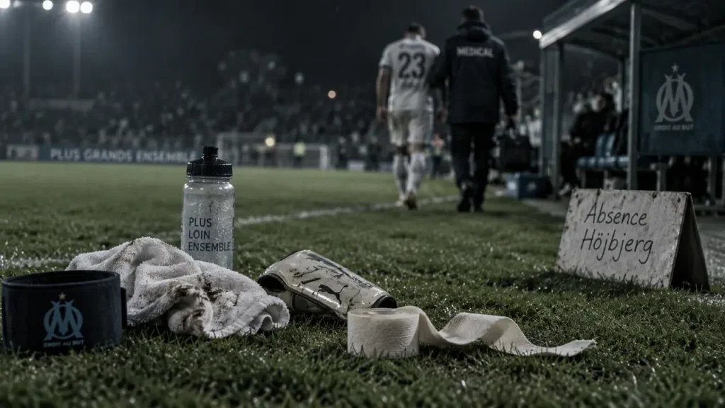 L’OM perd Pierre-Emile Höjbjerg sur blessure avec le Danemark