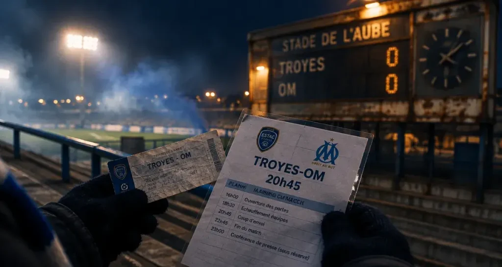 Ligue 1 : l’OM jouera encore un dimanche soir à Troyes