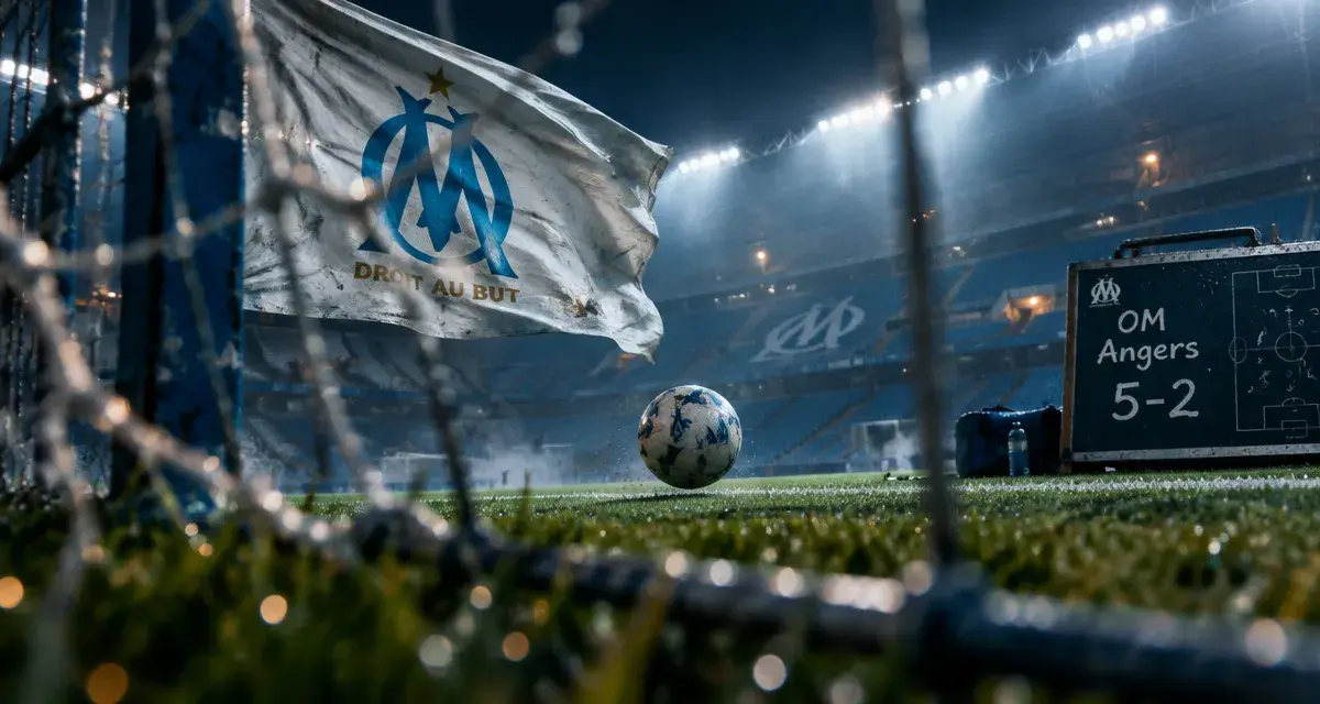 L’OM s’impose 5-2 à Angers et remonte provisoirement à la 8e place
