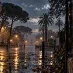 Orages à Marseille : un impact de foudre près du parc Borély