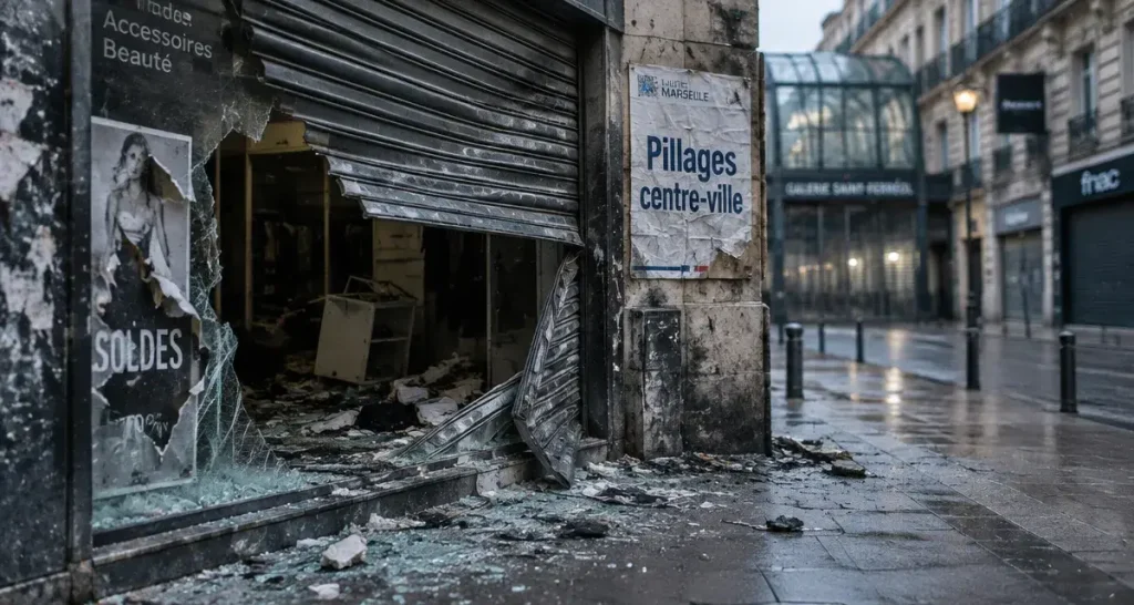 Pillages à Marseille : les commerces du centre-ville durement touchés