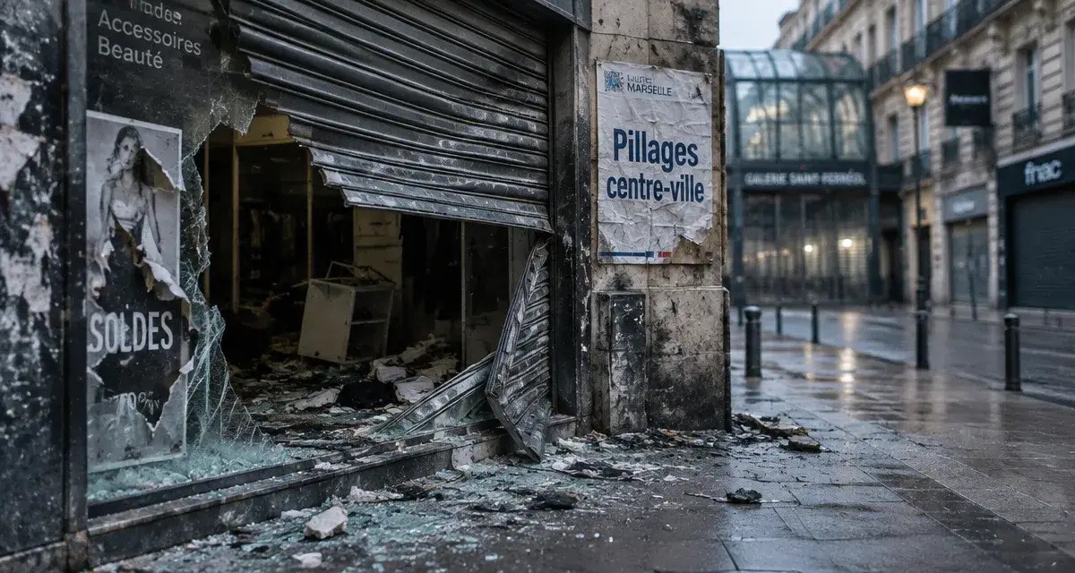 Pillages à Marseille : les commerces du centre-ville durement touchés