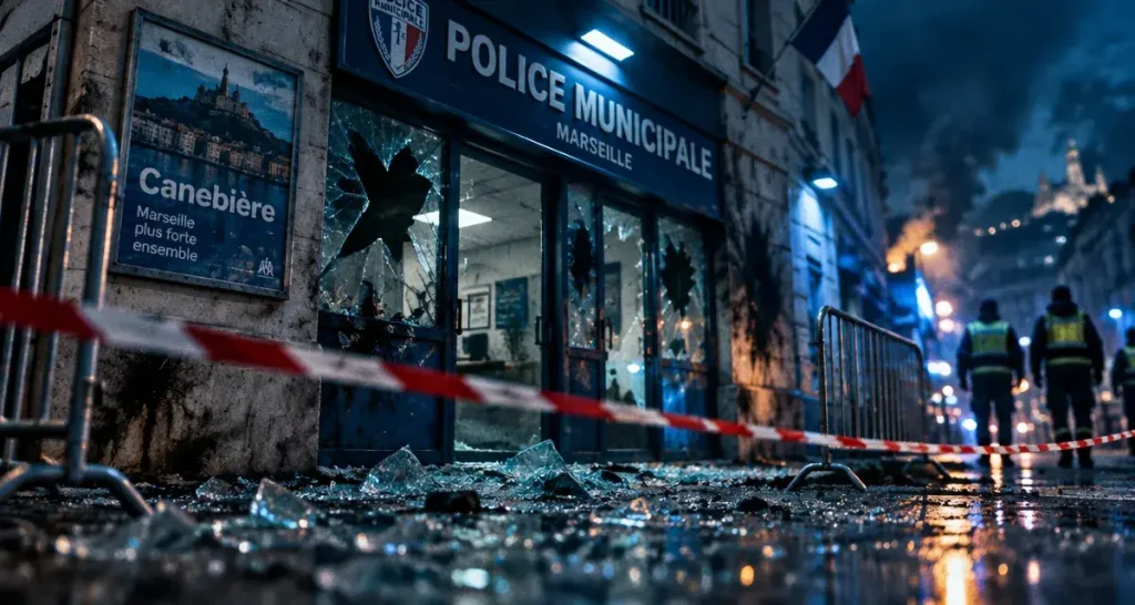 Marseille : le poste de police de la Canebière visé par des violences