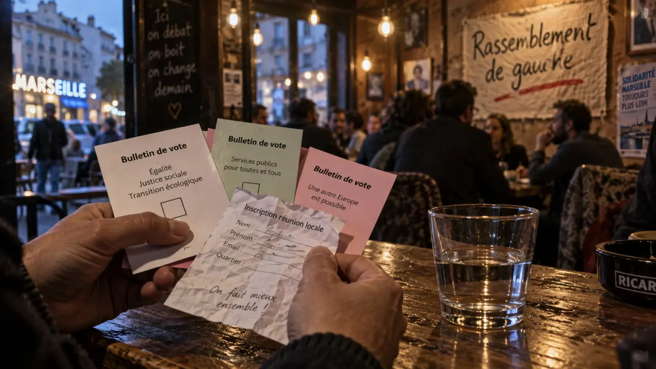 À Marseille, Raphaël Glucksmann défend un rassemblement de la gauche