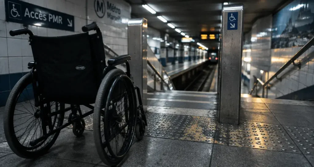 À Marseille, les transports restent difficiles pour les voyageurs à mobilité réduite
